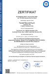 Certificazione AD 2000 Merkblatt W0 PED by TÜV SUD